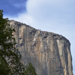 Regardless of the angle, El Capitan presents a captivating view while traveling through Yosemite.