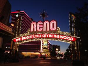 The iconic Reno sign.  Photo credit: Mary Donelly